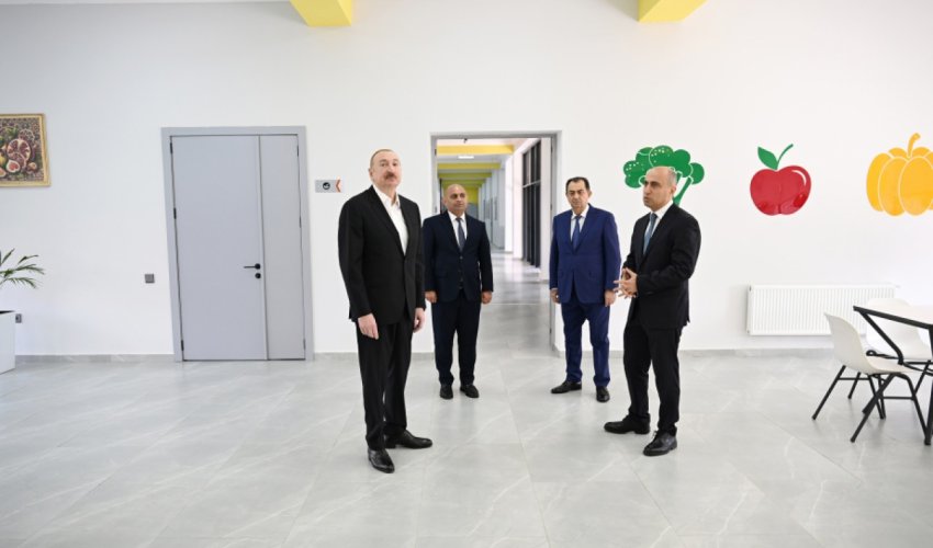 İlham Əliyev Lənkəranda açılış edib