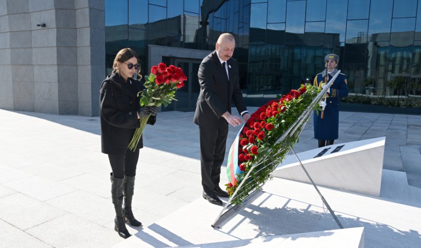 Əliyev Xocalı Soyqırımı Memorialının açılışında iştirak edib - Yenilənib
