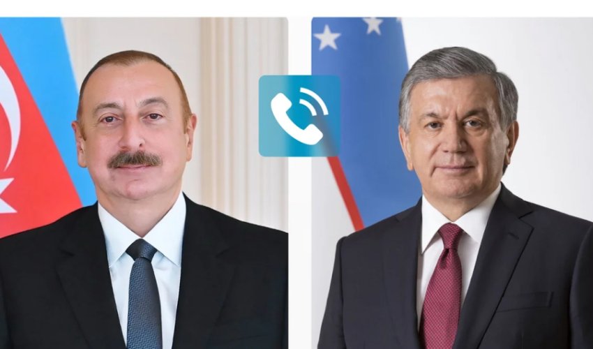
Ilham Aliyev, Shavkat Mirziyoyev express concern about situation in Middle East