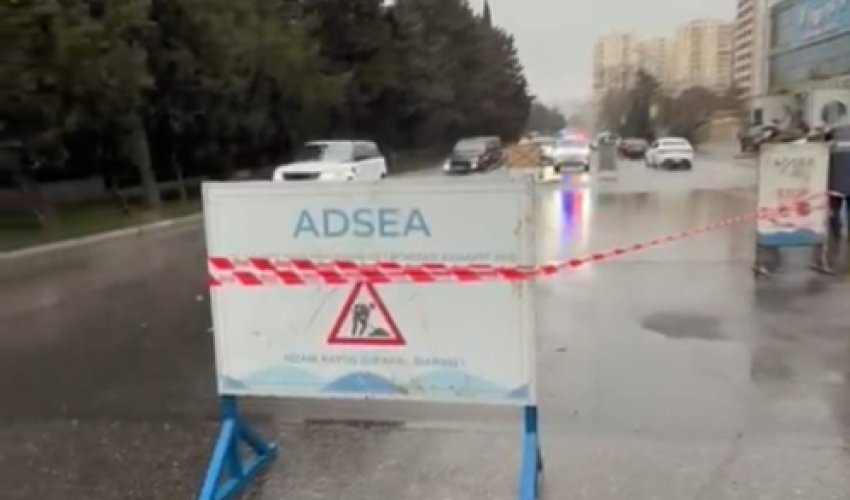 ADSEA intensiv yağışlarla əlaqədar gücləndirilmiş iş rejimində çalışır