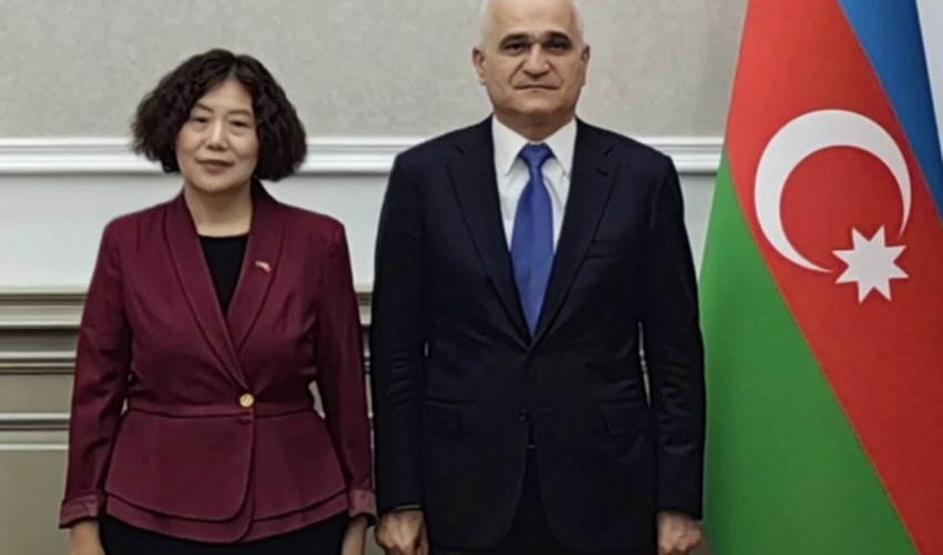 Şahin Mustafayev Çinin Azərbaycandakı səfiri ilə görüşüb