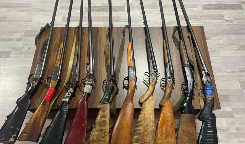 В Азербайджане за сутки изъяты 4 автомата и пулемет