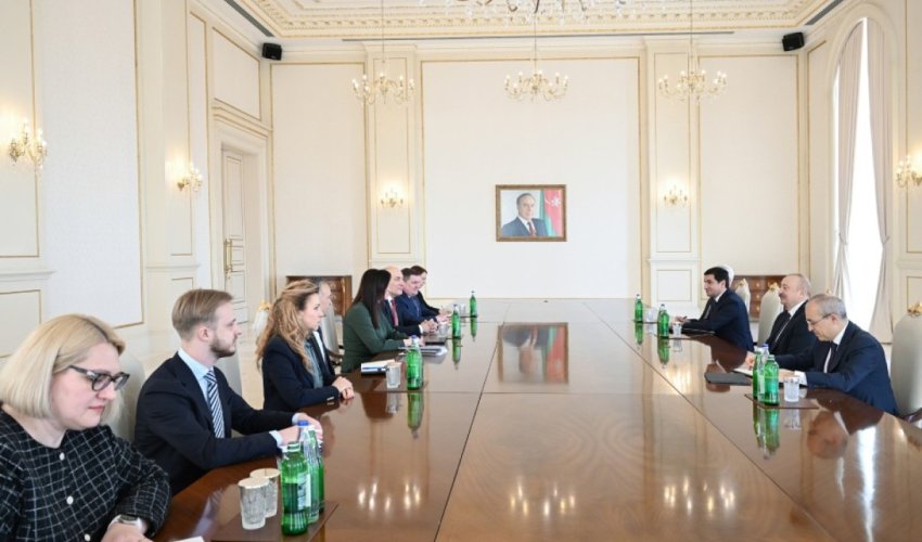 Əliyev Litvanın Baş nazirini qəbul edib