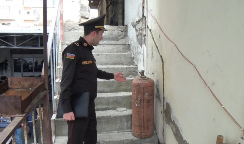 Yanğın təhlükəli avtomobil təmiri sexinin fəaliyyəti dayandırılıb