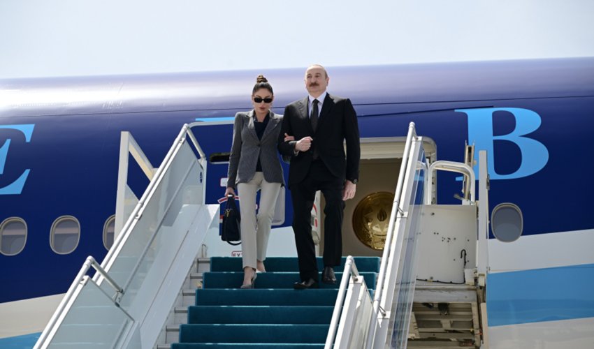 Prezident və xanımı Türkiyəyə səfərə gedib