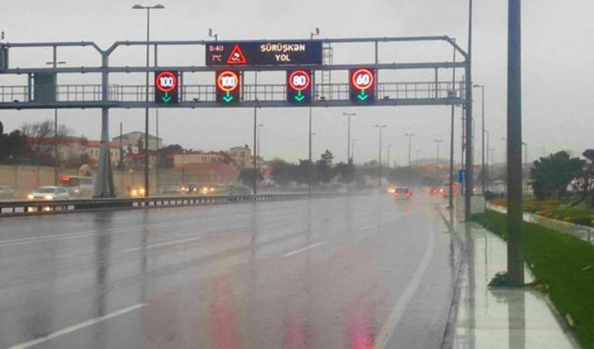 

Zığ dairəsi-Hava Limanı yolunda sürət həddi endirilib
