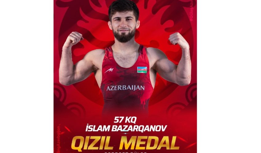 Azərbaycanlı güləşçi Avropa çempionu olub