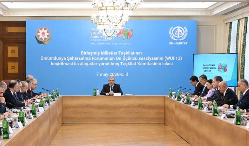 Оргкомитет WUF13 обсудил ход подготовки к Всемирному форуму городов в Баку