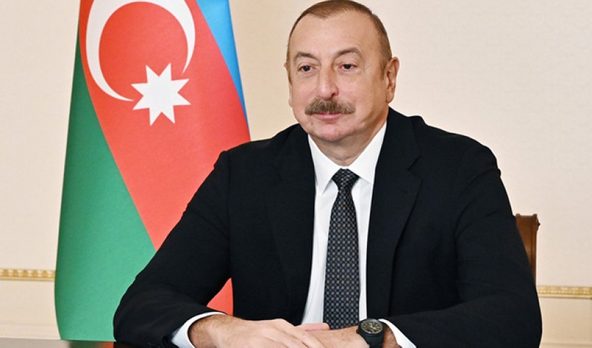 Prezidentin sosial şəbəkə hesablarında Cəbrayıla səfərlə bağlı paylaşım edilib - <span style=