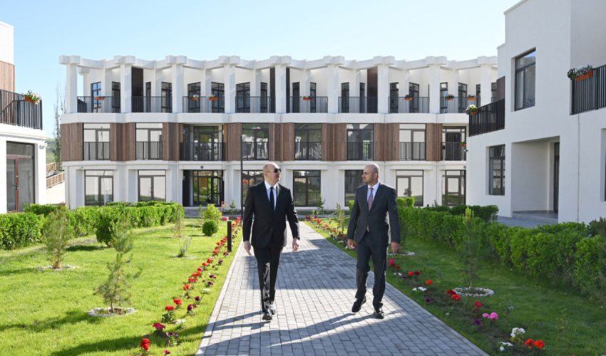 Открытие первого жилого комплекса в Зангилане