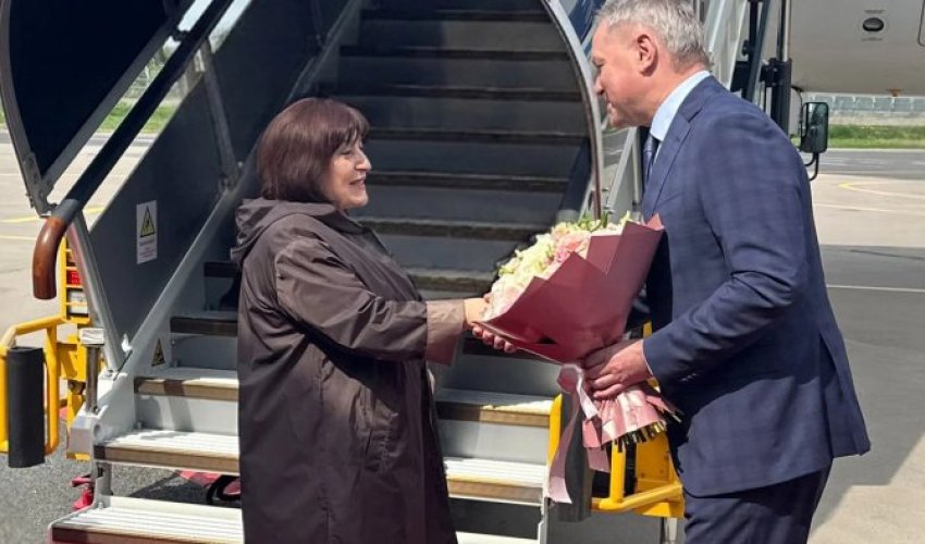 Sahibə Qafarova Rusiyada işgüzar səfərdədir