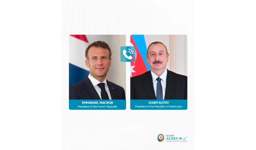 French President makes phone call to President of Azerbaijan