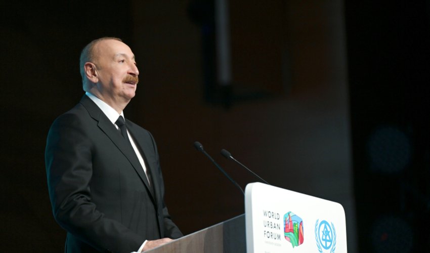 İlham Əliyevin sosial media hesabında WUF13-lə bağlı paylaşım