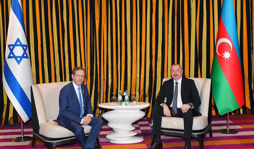 İsrail Prezidenti İlham Əliyevi təbrik edib
