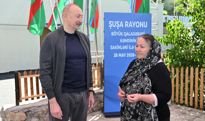 Prezidentin sosial media hesablarında Şuşaya səfəri ilə bağlı videoçarx paylaşılıb