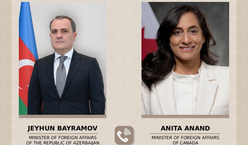 Ceyhun Bayramov kanadalı həmkarı ilə telefon danışığı aparıb