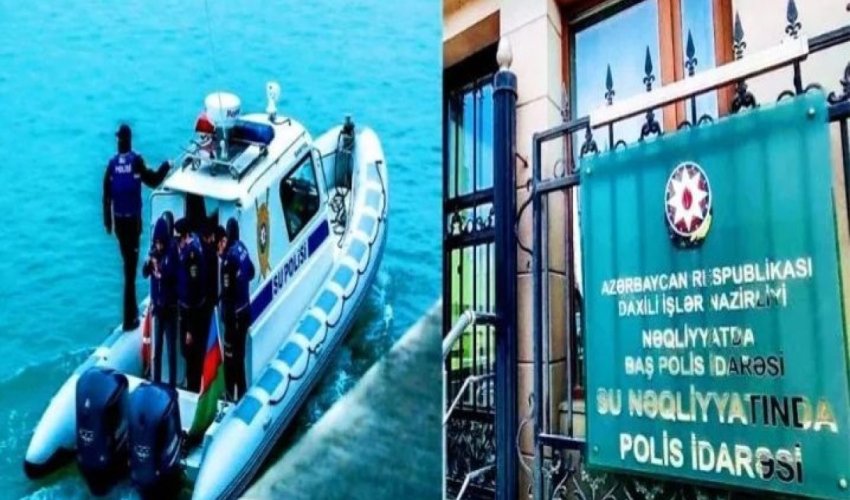 Su polisi Hövsanda qanunsuz balıq ovu ilə məşğul olan şəxsi saxlayıb