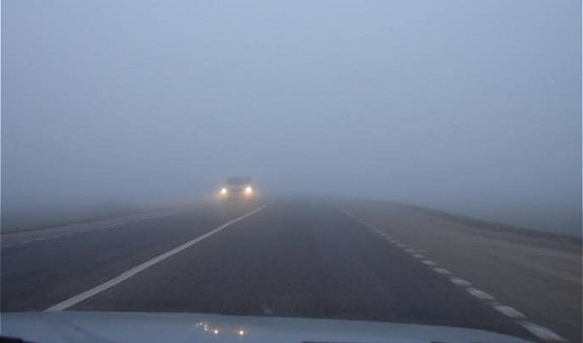 На дорогах Азербайджана ожидается ухудшение видимости из-за дождя и тумана