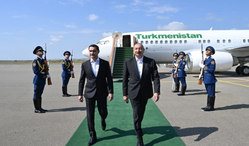 Президент Туркменистана прибыл в Физули