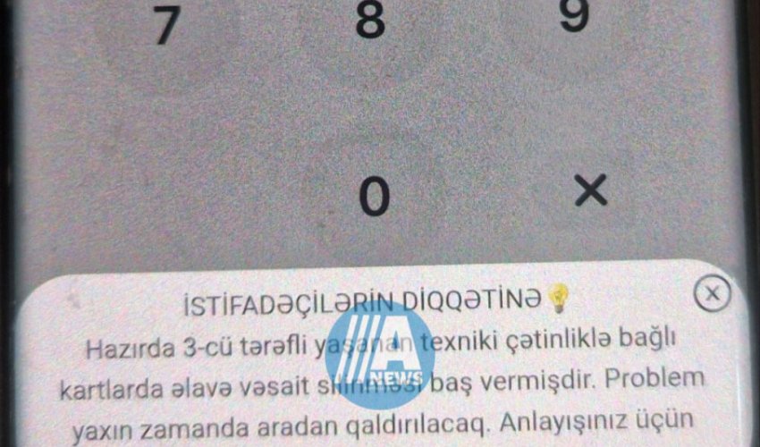 Bəzi banklarda müştərilərin hesablarından pul silinir - texniki problem