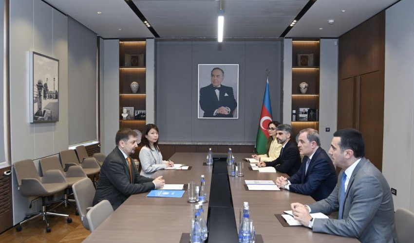 Ceyhun Bayramov BMT-nin Azərbaycanda yeni rezident əlaqələndiricisi ilə görüşüb