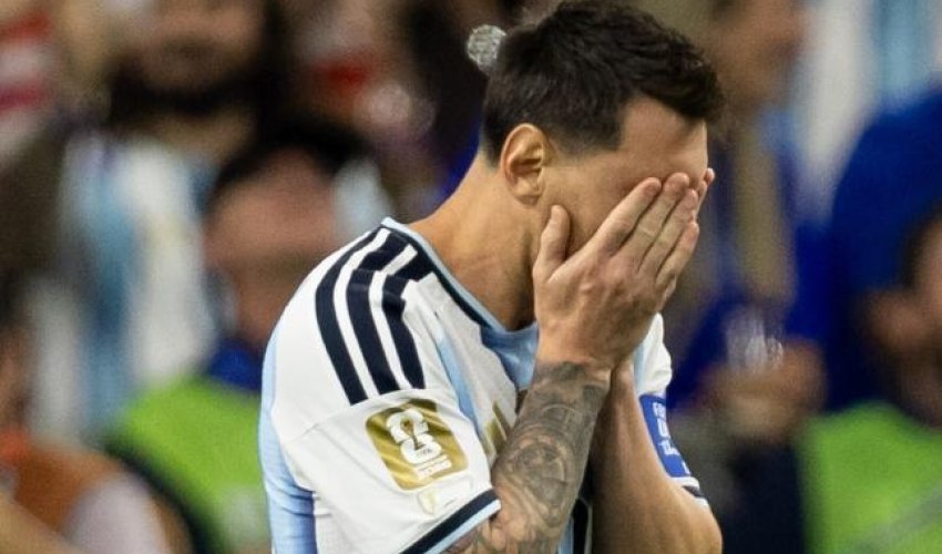 Messi dünya çempionatları tarixində antirekorda imza atıb