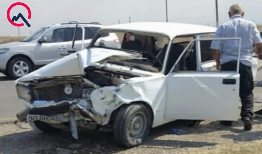 Goranboyda maşınlar toqquşub, xəsarət alanlar var