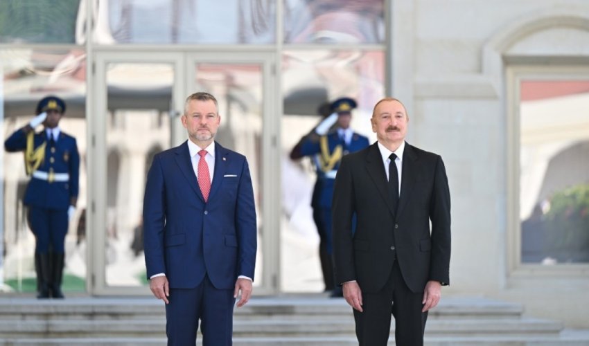 Video of Slovak President's visit to Shusha shared on President Ilham Aliyev's social media accoun