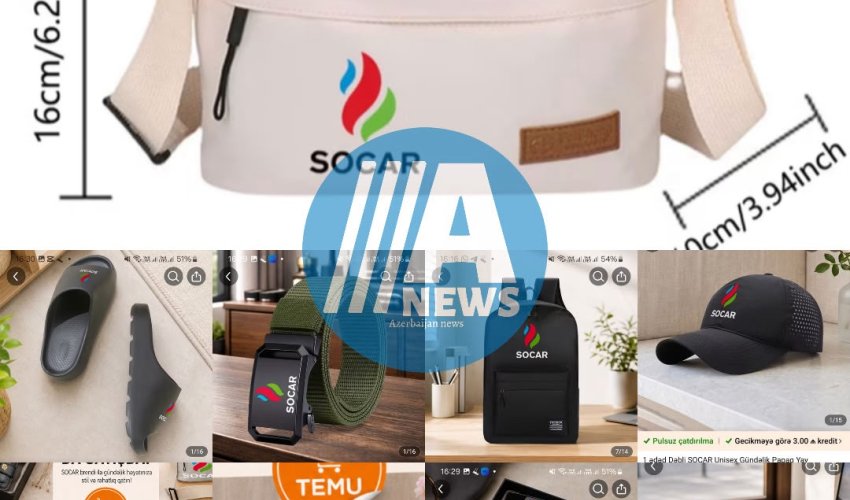 Temu-da SOCAR loqolu məhsullar satışa çıxarılıb