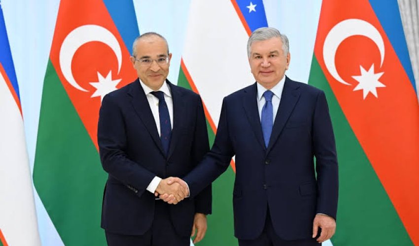 Mikayıl Cabbarov Özbəkistan Prezidenti ilə görüşüb
