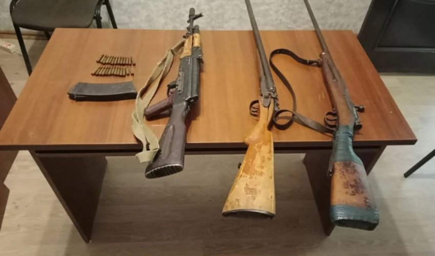 Ötən gün qanunsuz saxlanılan 14 tüfəng aşkarlanıb