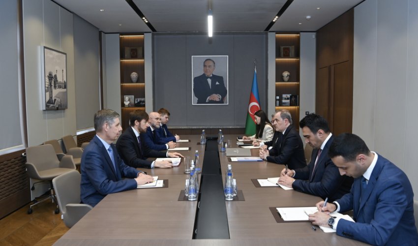 Ceyhun Bayramov Rusiya Prezidentinin köməkçisi ilə görüşüb