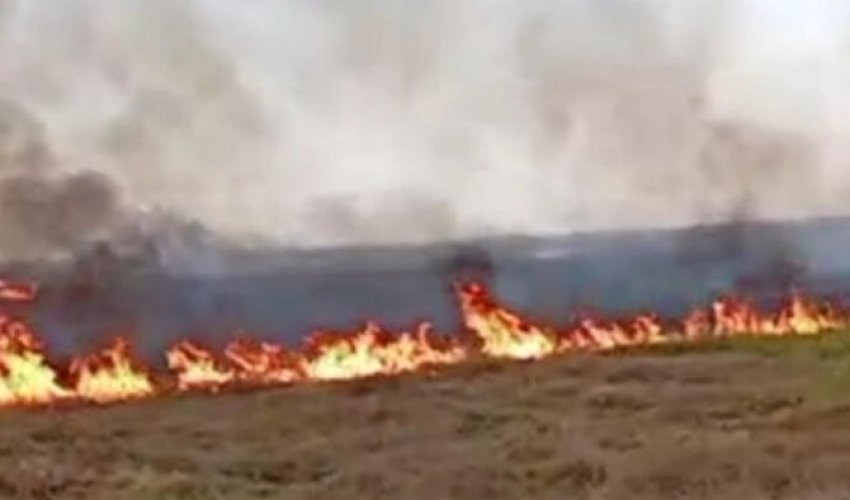 Ağdamda yenidən yanğın başlayıb