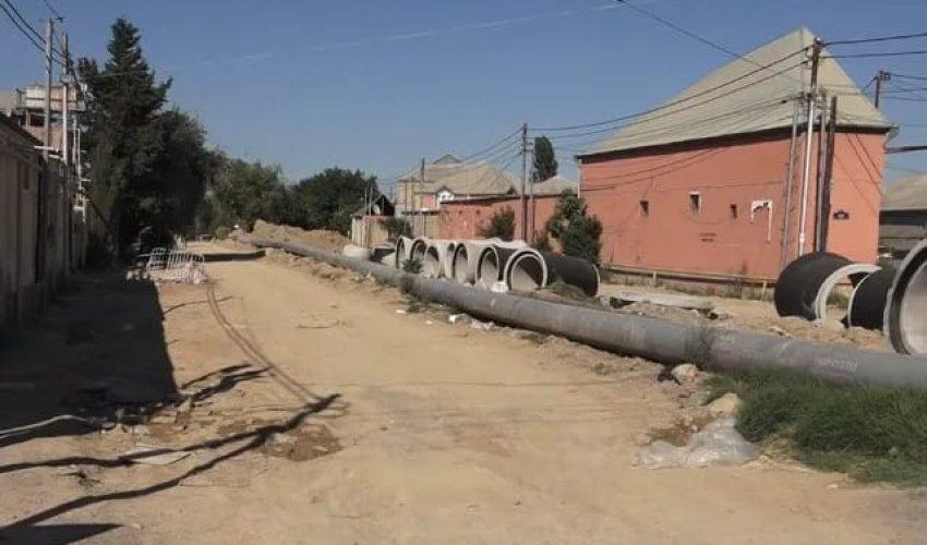 Biləcəridə yol yenidən çöküb, yeni kollektorun tikintisi planlaşdırılır