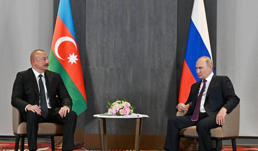 Putin və Əliyev Rusiya-Azərbaycan münasibətlərini müzakirə ediblər - Yenilənib