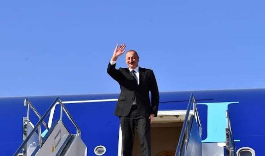 Əliyev Qırğızıstanda səfərdədir