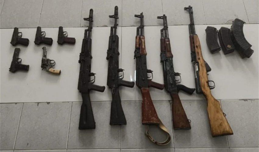 Azərbaycanda ötən gün 8 odlu silah aşkarlanıb