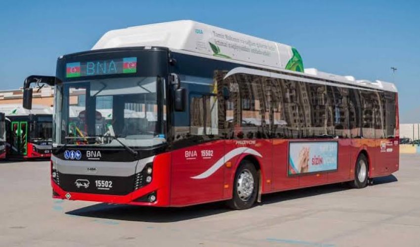 Bakıda iki marşrut üzrə avtobuslar yenilənir