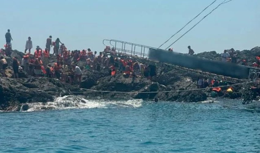 Türkiyədə yaxta batdı