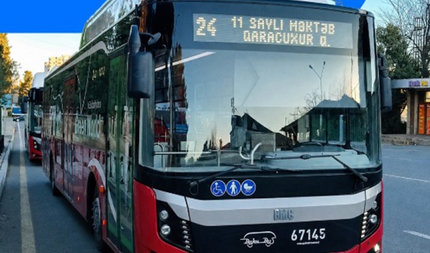 Bu marşrutun hərəkət sxemi dəyişdirilib