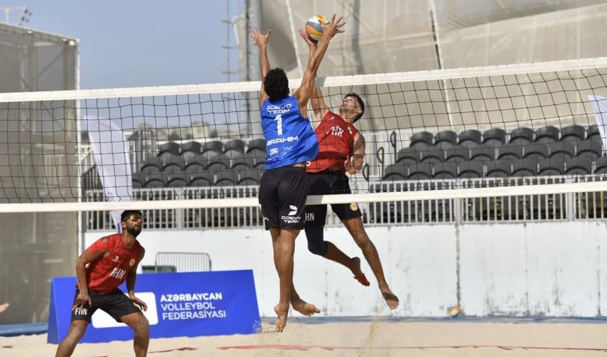 Çimərlik voleybolu üzrə ölkə çempionatında finalçılar müəyyənləşib