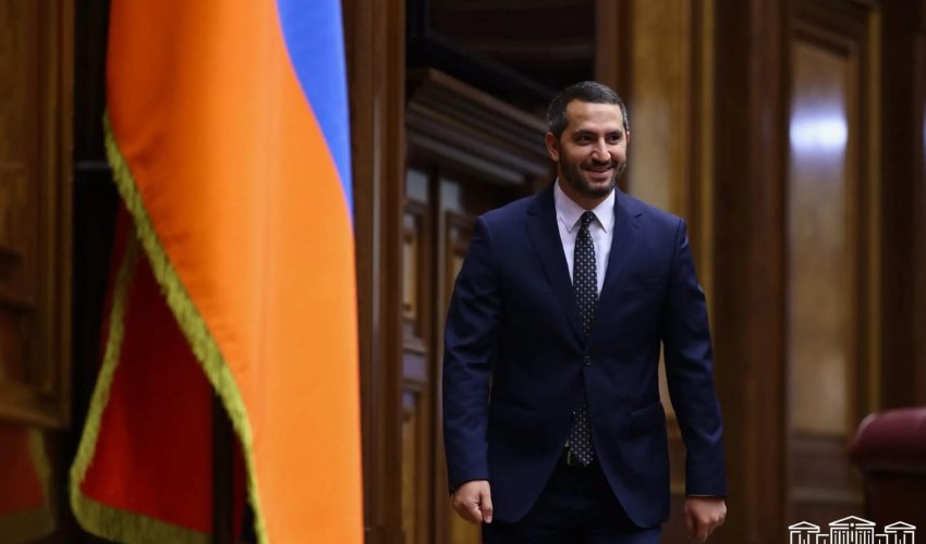 Ermənistan parlamentinin yeni sədri Rubinyan dünyanın ən gənc spikeri olub