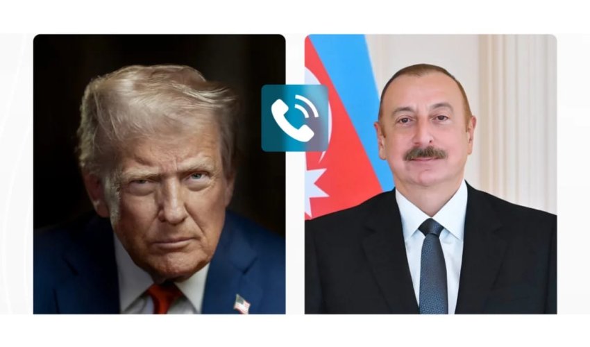 Əliyevlə Donald Tramp arasında telefon danışığı olub