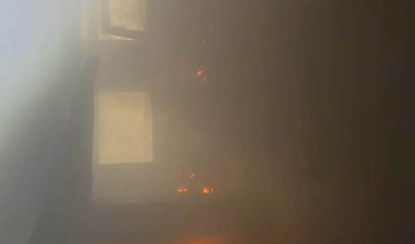 В Сумгайыте произошел пожар в жилом доме: эвакуированы жильцы
