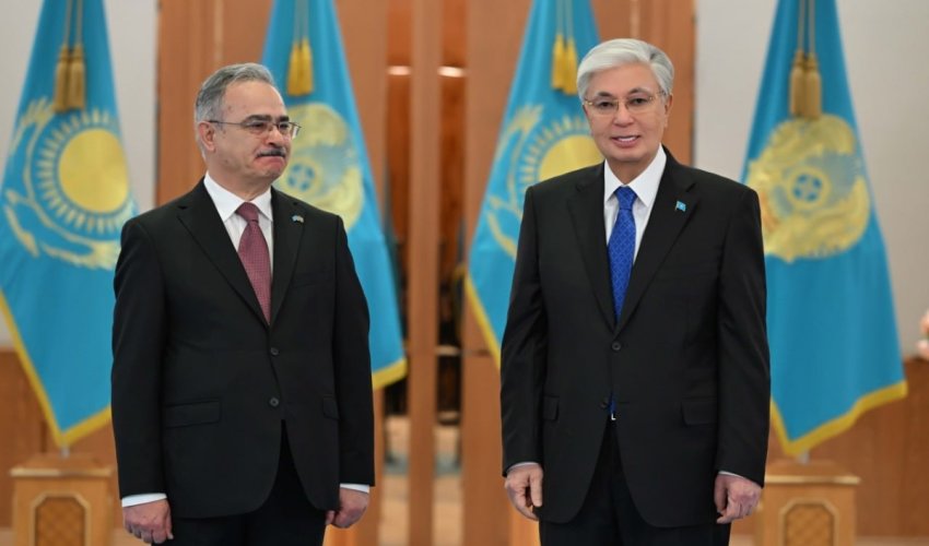 Azərbaycanın Qazaxıstandakı yeni səfiri etimadnaməsini Tokayevə təqdim edib