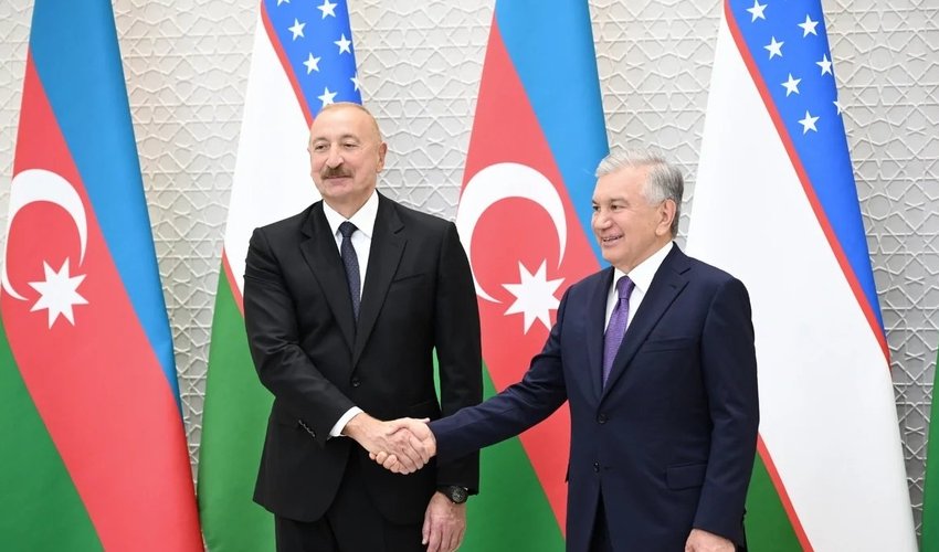 Şavkat Mirziyoyev "Heydər Əliyev" ordeni ilə təltif edilib