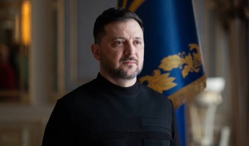 Zelenski Ukraynaya dəstəyə görə Azərbaycana təşəkkür edib