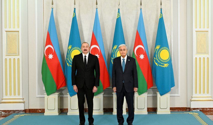 Ilham Aliyev Meets with Kassym-Jomart Tokayev in Bishkek