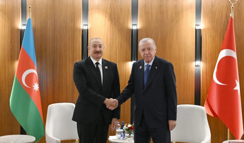Bişkekdə İlham Əliyevin Rəcəb Tayyib Ərdoğanla görüşü olub