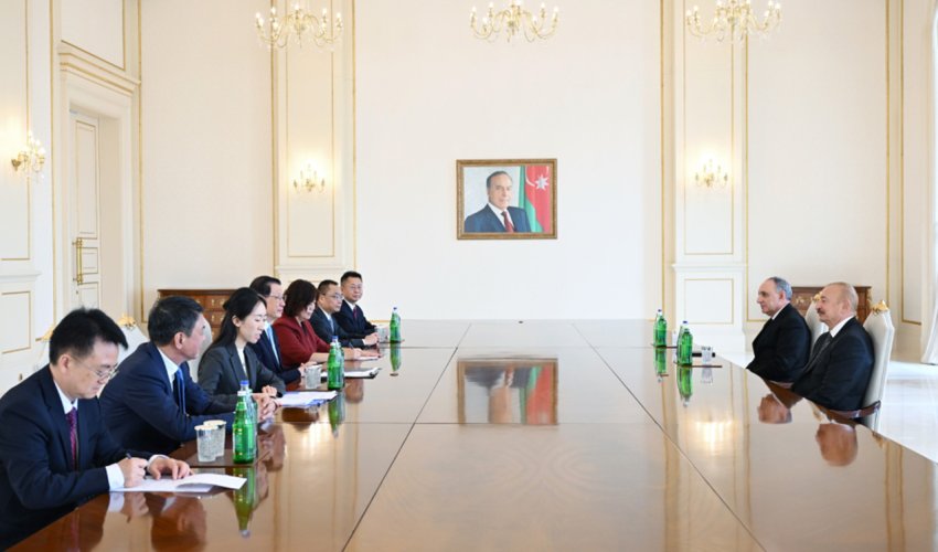 Əliyev Çin Baş prokurorunu qəbul edib